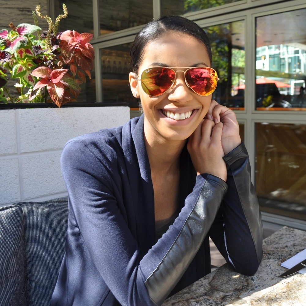 Fifteen Twenty Navy Drape Cardigan